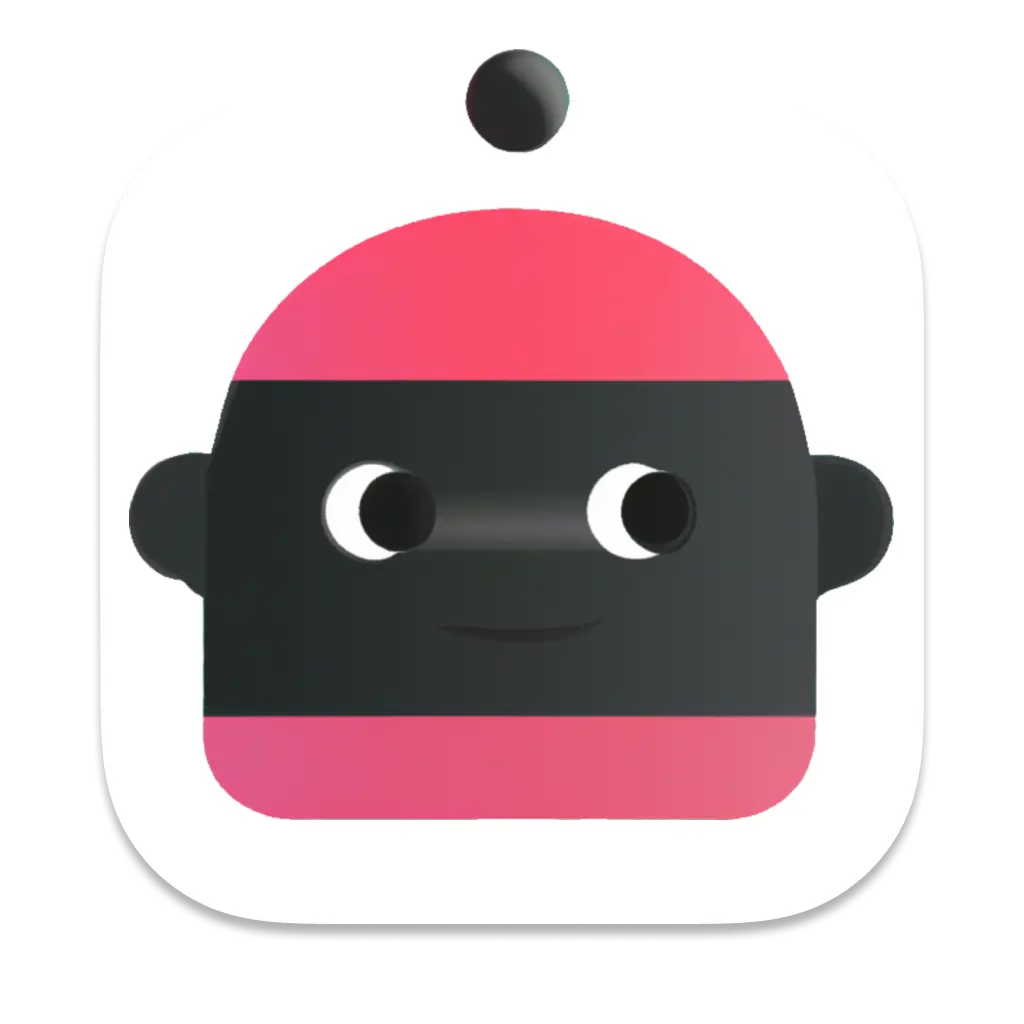 the Chitty app logo: A friendly looking robot head.